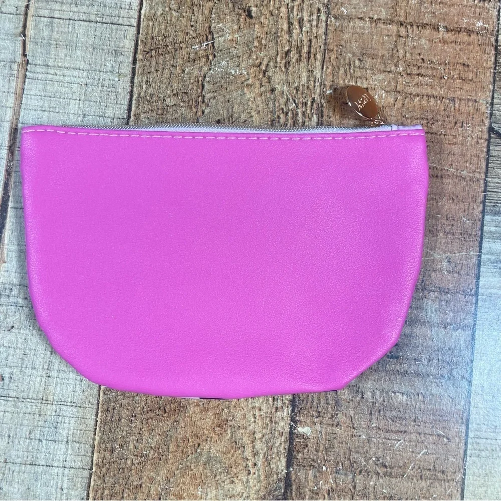 Ipsy Floral Check Makeup Cosmetic Bag Bundle Lilac Pastel Clueless Feminine